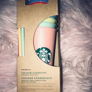 Starbucks Color Changing Reusable Cold Cups (5pk)